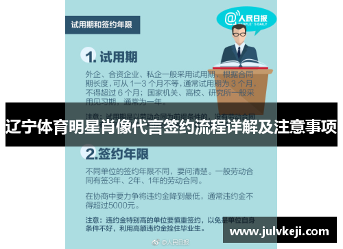 辽宁体育明星肖像代言签约流程详解及注意事项